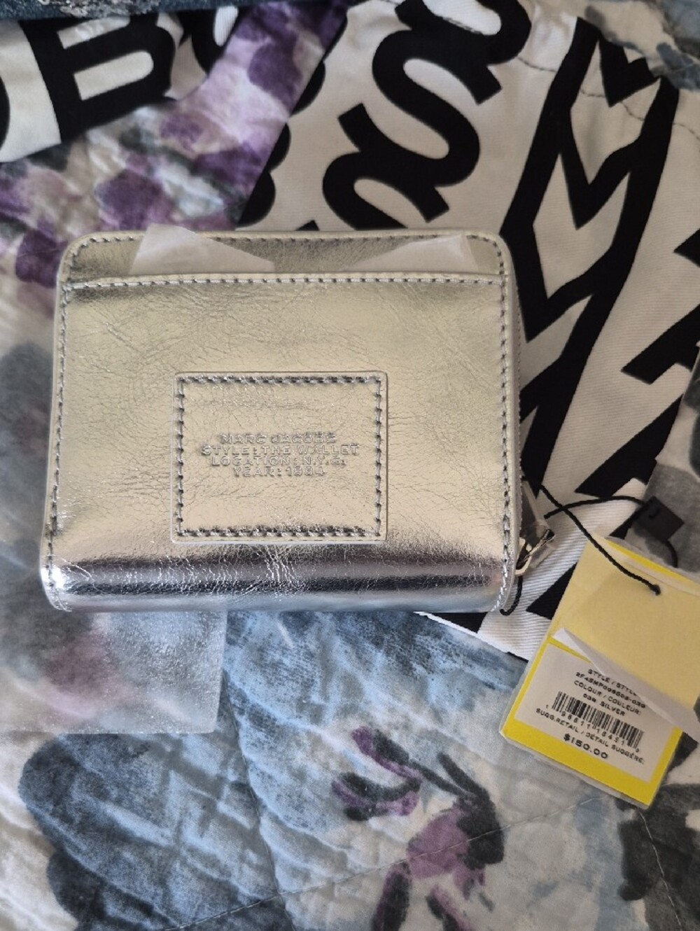 Marc Jacobs Denim Floral Sequin Hobo in Blue - Picture 7 of 7